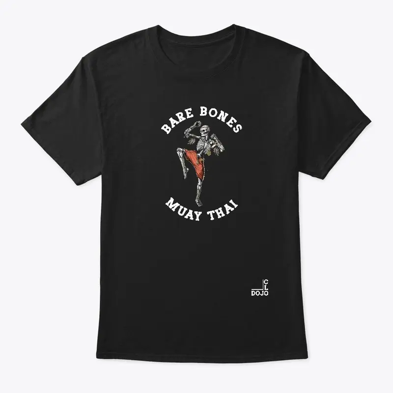 bare bones muay thai training t shirt 